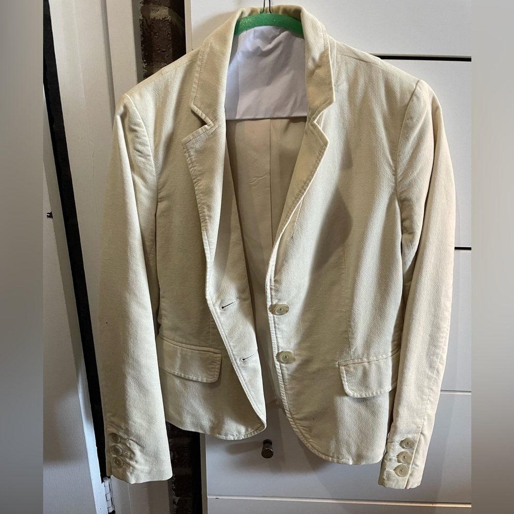 J. Crew off-white blazer